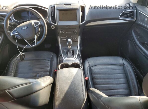 2FMPK4J83JBB15837 2018 FORD EDGE Gray წინა პანელის ხედი