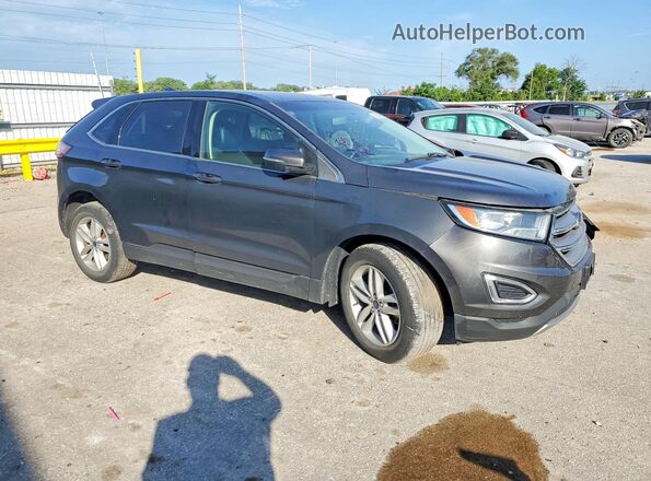 2FMPK4J83JBB15837 2018 FORD EDGE Gray წინა მარჯვენა