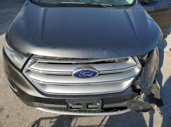 2FMPK4J83JBB15837 2018 FORD EDGE Gray ძრავის განყოფილების ხედი