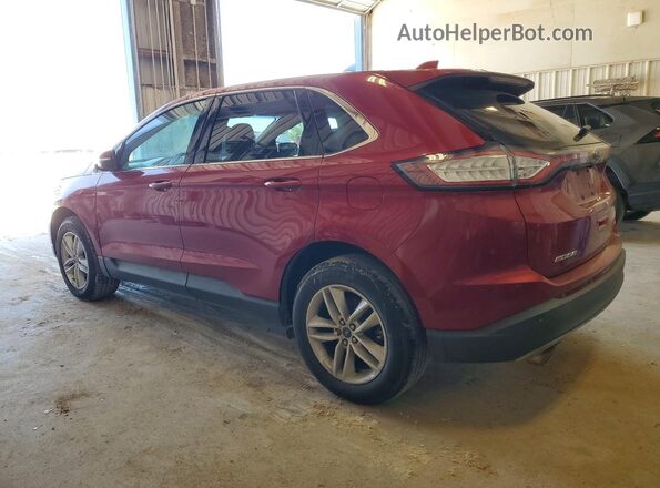 2FMPK4J84HBC04441 2017 FORD EDGE Red Rear left