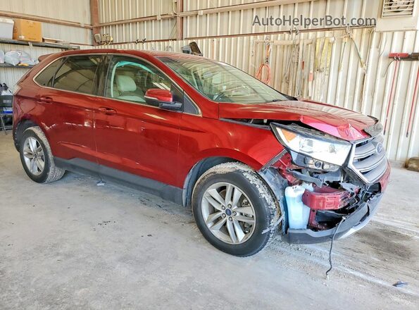 2FMPK4J84HBC04441 2017 FORD EDGE Red Front right