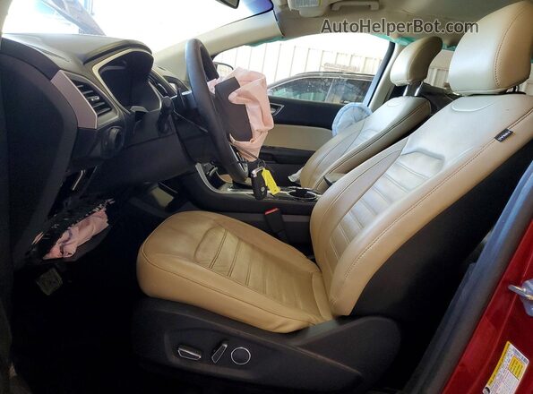 2FMPK4J84HBC04441 2017 FORD EDGE Red Front interior view