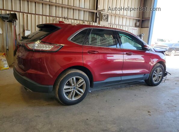 2FMPK4J84HBC04441 2017 FORD EDGE Red Rear right