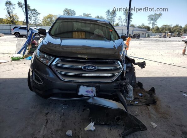 2FMPK4J84JBB69776 2018 FORD EDGE Gray Vista frontal