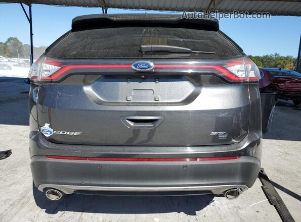 2FMPK4J84JBB69776 2018 FORD EDGE Gray Vista trasera