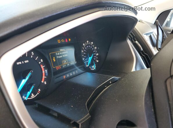 2FMPK4J84JBB69776 2018 FORD EDGE Gray Vista del cuadro de instrumentos