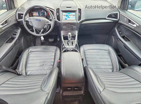 2FMPK4J85GBB96543 2016 FORD EDGE Gray Dashboard view