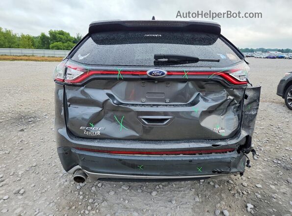 2FMPK4J85GBB96543 2016 FORD EDGE Gray Rear view