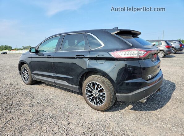 2FMPK4J85GBC12417 2016 FORD EDGE Black Հետևի ձախ