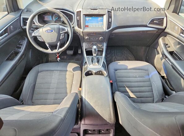2FMPK4J85GBC12417 2016 FORD EDGE Black Առջևի վահանակի տեսք