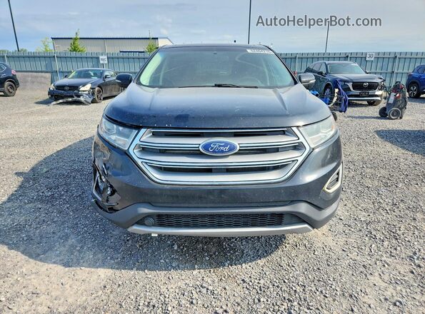 2FMPK4J85GBC12417 2016 FORD EDGE Black Դիմացի տեսք