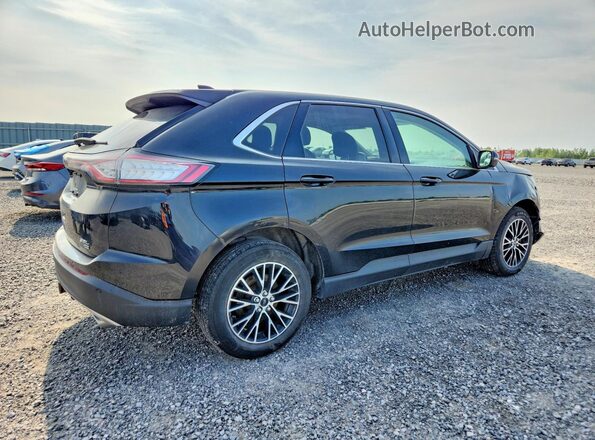 2FMPK4J85GBC12417 2016 FORD EDGE Black Հետևի աջ