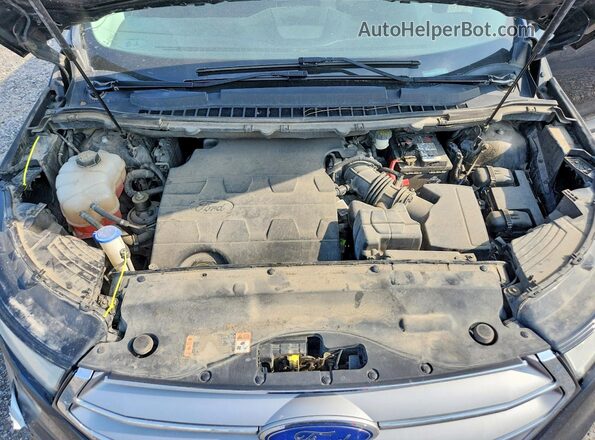 2FMPK4J85GBC12417 2016 FORD EDGE Black Շարժիչի բաժամունքի տեսք
