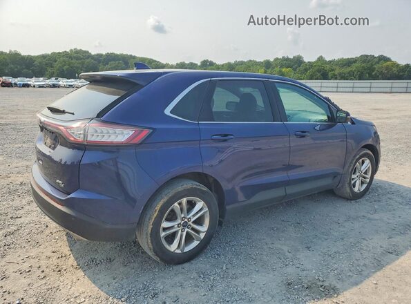 2FMPK4J85GBC33798 2016 FORD EDGE Синий Задняя правая четверть