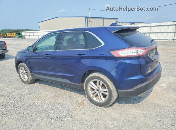 2FMPK4J85GBC33798 2016 FORD EDGE Синий Задняя левая четверть