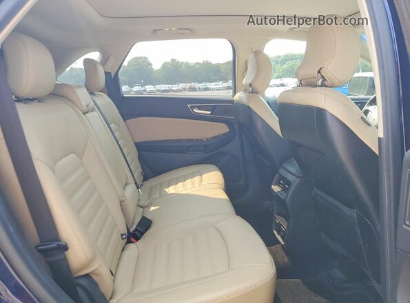 2FMPK4J85GBC33798 2016 FORD EDGE Синий Вид задней части салона