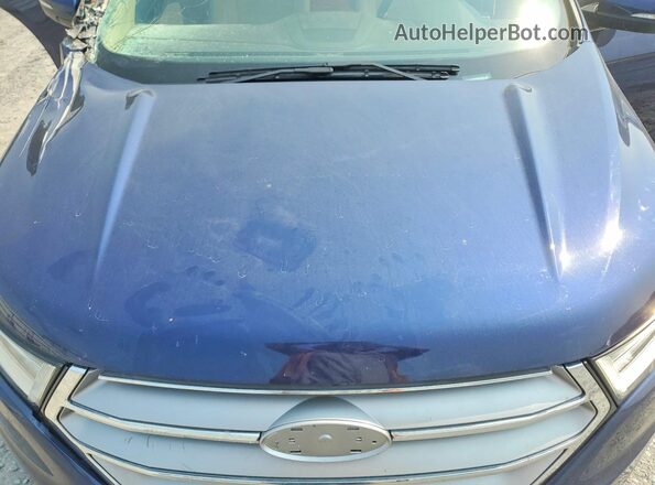 2FMPK4J85GBC33798 2016 FORD EDGE Синий Вид подкапотного пространства