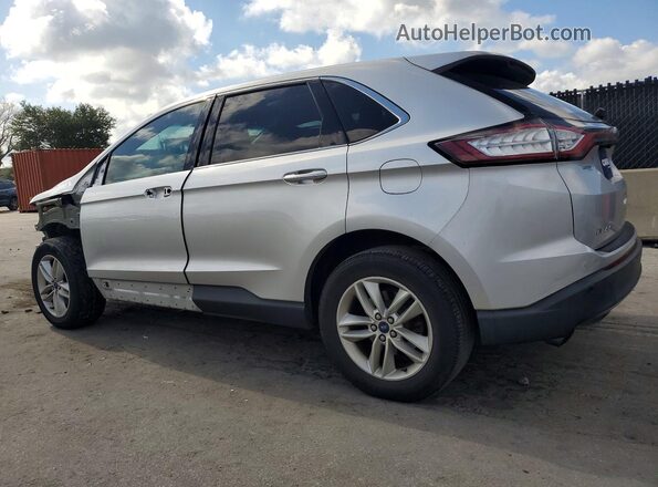2FMPK4J85HBB45383 2017 FORD EDGE Silver Trasero izquierdo