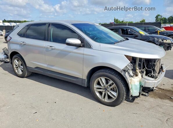 2FMPK4J85HBB45383 2017 FORD EDGE Silver Delantero derecho