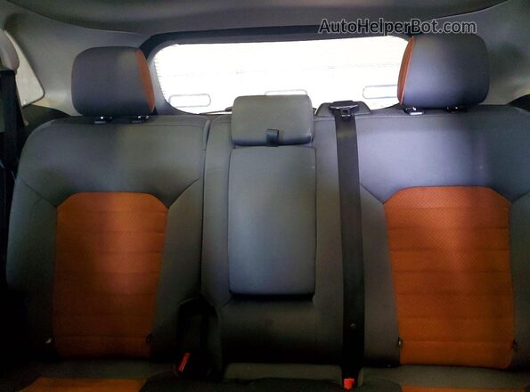 2FMPK4J85JBB15208 2018 FORD EDGE Blue Вид задніх сидінь