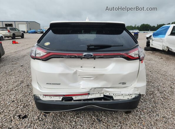 2FMPK4J85JBC09184 2018 FORD EDGE White Вид ззаду