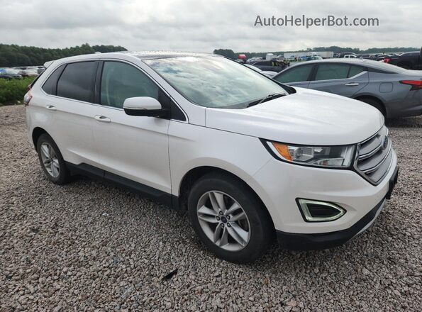 2FMPK4J85JBC09184 2018 FORD EDGE White Передня права чверть