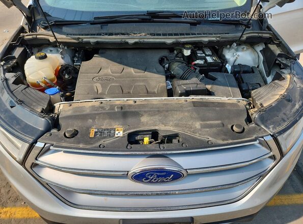 2FMPK4J85JBC51600 2018 FORD EDGE Silver Widok komory silnika
