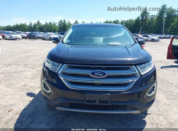 2FMPK4J86GBB39638 2016 FORD EDGE Black Սարքավորումների վահանակի տեսք
