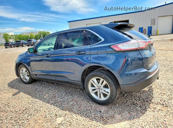 2FMPK4J86GBC19473 2016 FORD EDGE Blue Rear left