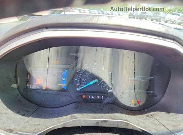 2FMPK4J86GBC19473 2016 FORD EDGE Blue Instrument cluster view