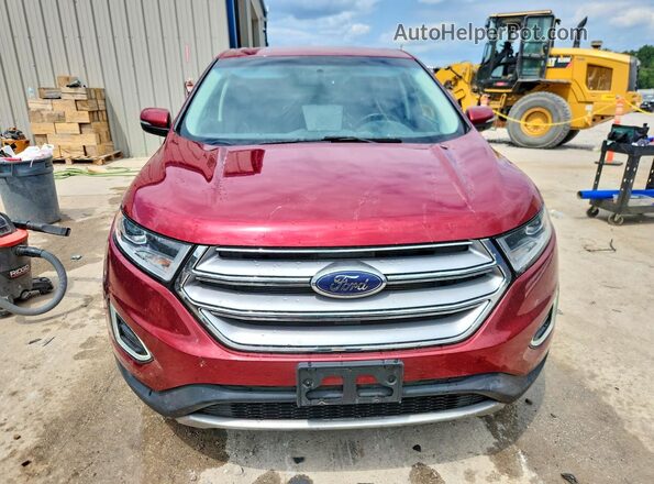2FMPK4J87GBB43004 2016 FORD EDGE Red Вид спереду