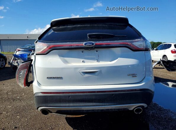 2FMPK4J87GBB61034 2016 FORD EDGE Белый Вид сзади