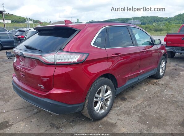 2FMPK4J87GBC50652 2016 FORD EDGE Red Задня права чверть