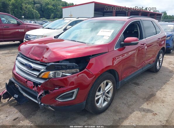 2FMPK4J87GBC50652 2016 FORD EDGE Red Передня ліва чверть