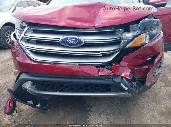 2FMPK4J87GBC50652 2016 FORD EDGE Red Вид спереду