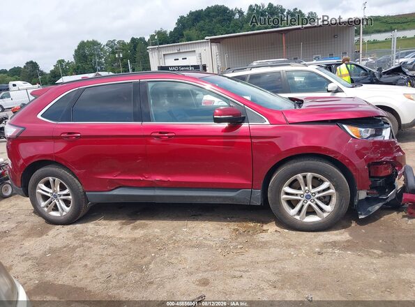 2FMPK4J87GBC50652 2016 FORD EDGE Red Вид задньої частини салону