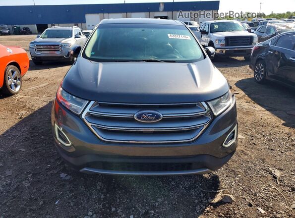 2FMPK4J87JBB50333 2018 FORD EDGE Charcoal Widok z przodu