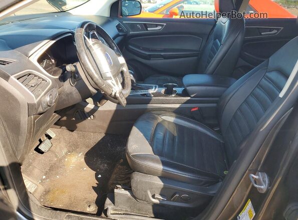 2FMPK4J87JBB50333 2018 FORD EDGE Charcoal Widok wnętrza z przodu