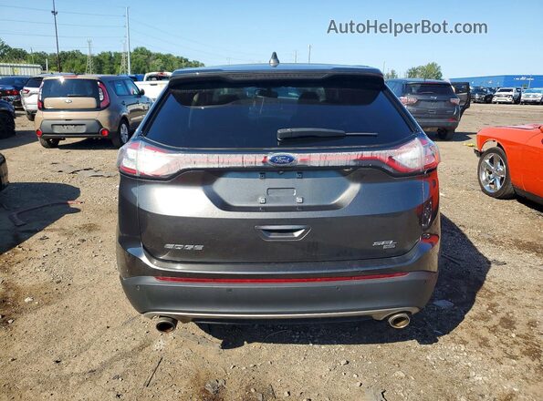 2FMPK4J87JBB50333 2018 FORD EDGE Charcoal Widok z tyłu