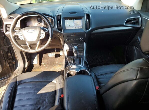 2FMPK4J87JBB50333 2018 FORD EDGE Charcoal Widok deski rozdzielczej