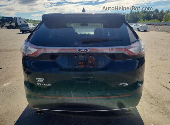 2FMPK4J87JBC29758 2018 FORD EDGE Black Հետևի տեսք