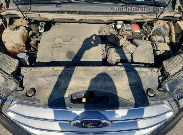 2FMPK4J87JBC29758 2018 FORD EDGE Black Սալոնի հետևի տեսք
