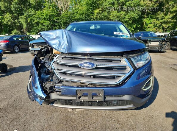 2FMPK4J88JBB35209 2018 FORD EDGE Blue წინა ხედი