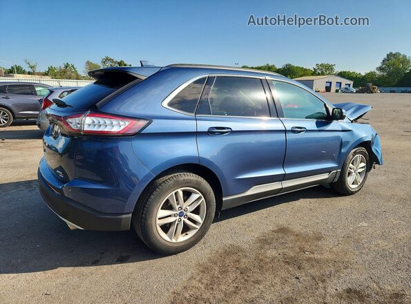 2FMPK4J88JBB35209 2018 FORD EDGE Blue უკანა მარჯვენა