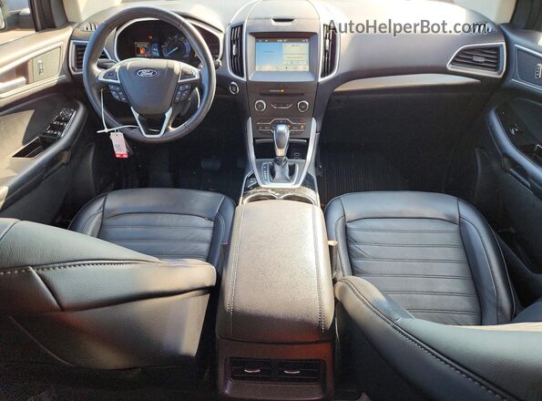 2FMPK4J88JBB35209 2018 FORD EDGE Blue წინა პანელის ხედი
