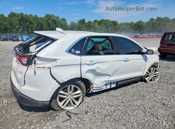 2FMPK4J89GBB84783 2016 FORD EDGE White Trasero derecho