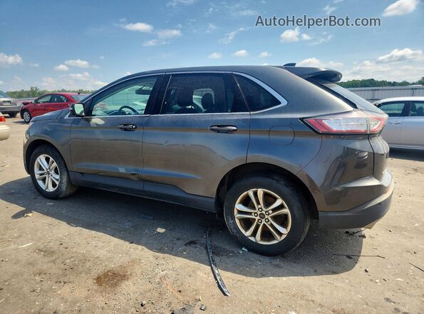 2FMPK4J89GBC33254 2016 FORD EDGE Gray Rear view