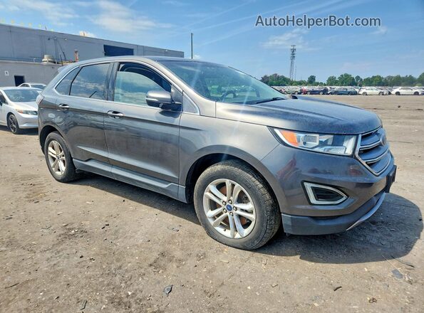2FMPK4J89GBC33254 2016 FORD EDGE Gray VIN sticker view
