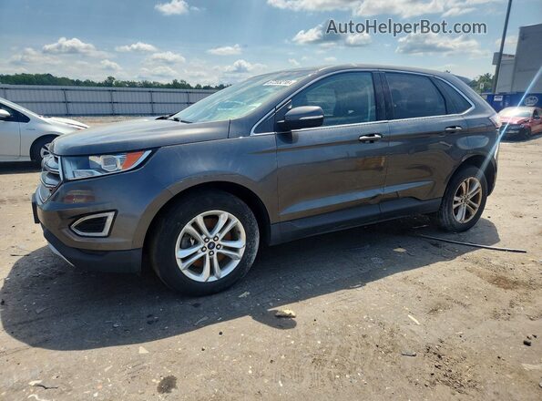 2FMPK4J89GBC33254 2016 FORD EDGE Gray Front right