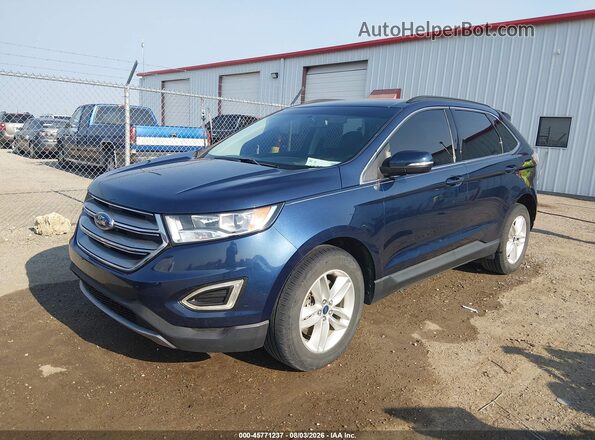 2FMPK4J89HBB36122 2017 FORD EDGE Black Przód lewy